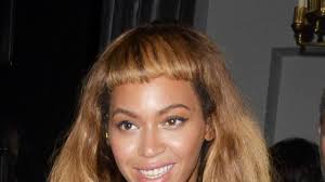 The long layers n her long hair help in spacing out. Beyonce S New Short Bangs Celebrity Beauty Glamour