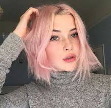 In fact, a short cut can help make managing unruly thick hair easier. Tumblr Style Pale Pink Short Hair Colors