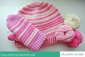 Free Crochet Hat And Mittens Pattern Crochet Crochet Hats Crochet Patterns
