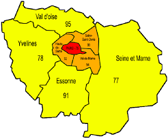 Thanks to projects proposed by. Figure A1 Map Of Region Ile De France Download Scientific Diagram
