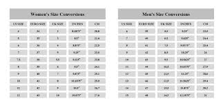 size chart light up shoes and accessories size chart for us