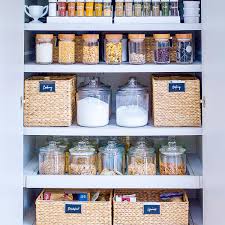 A pantry was where bread was kept and food preparation associated with it done. The Home Edit Pantry The Container Store