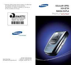 Enter the following code into your handset while it is turned on and connected to its locked network. Software Fur Samsung Sgh E700