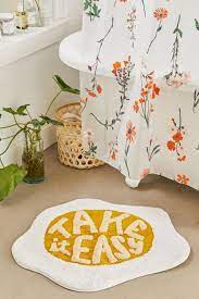 Toilettree products bamboo shower floor and bath mat. Take It Easy Bath Mat These Bath Mats From Urban Outfitters Are So Freakin Adorable You Ll Want All Of Them Popsugar Home Photo 15