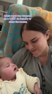 dammit!! rlly wanted to do all my chores!! Maybe next time! #nap #baby  #trapped #naptrapped #naptrap #mom #sleep #cuddles #contactnap