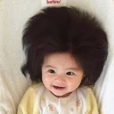 I am a fan of long hair; World S Hairiest Baby Has Mop Of Hair So Thick She S Become An Instagram Star With 70 000 Fans World News Mirror Online