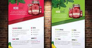 Herbal Product Flyer Flyer Brochure Design Flyer Design
