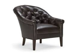Maybe you would like to learn more about one of these? Classic Adele Leather Barrel Armchair
