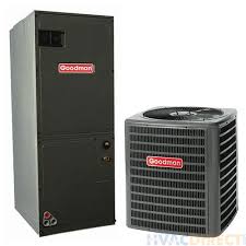 A heat pump both heats and cools a. Goodman 3 Ton 14 Seer Heat Pump Air Conditioner System Hvacdirect Com