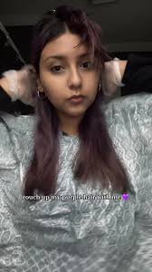 yayyy purple!!! also yes that is a trash bag as my cape ermmm 😍 it go...