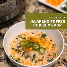 Creamy Jalapeno Popper Chicken Soup Jalapeno Popper Chicken Cooking Recipes Instant Pot Soup Recipes