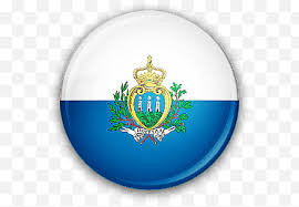 The state and war flag of san marino is formed by two equal horizontal bands of white (top) and light blue with the national coat of arms superimposed in the center; Flag San Marino Png Klipartz
