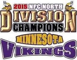 Minnesota Vikings 2015 Nfc North Division Champions Football T Shirt Small Xl Vikings Nfc North Minnesota Vikings