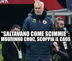 Josè Mourinho choc: “Saltavano come scimmie”, e scatta la denuncia. Cos'è  successo ⤵️⤵️