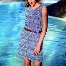 .ete robe rose ete robe légère été pas cher robe ete c&a robe chic été robe ete h et m robe d été fille 12 ans zara robe ete quelle est la robe indispensable pour sortir danser cet été ? Une Robe D Ete En Coton Imprime Robe Coton Idees De Mode Idee Couture