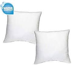 Maybe you would like to learn more about one of these? Izo Home Goods Premium Outdoor Anti Mold Water Resistant Hypoallergenic Stuffer Pillow Insert Sham Square Form Polyester Pillows Pillow Inserts Water Resistant
