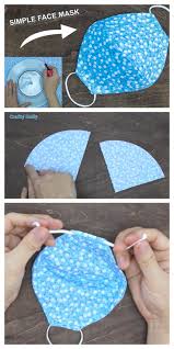 Diy Fabric Face Mask Using Plate Video Fabric Art Diy In 2020 Diy Fabric Easy Face Mask Diy Diy Sewing Pattern