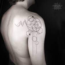 Tattoo Minimal Minimalism Girl Arm Geometric Dovme Istanbul Okanuckun Minimalist Geometric Tattoo Tattoos Arrow Tattoos