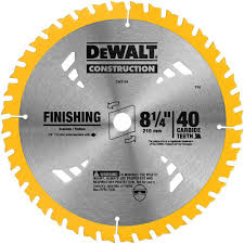 Dewalt 8 1 4 In 40t Carbide Thin Kerf Circular Saw Blade Dw3184 The Home Depot Circular Saw Blades Saw Blade Circular Saw