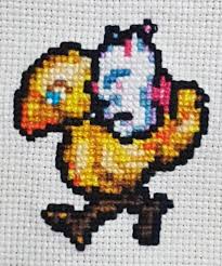 We have over 17,000 cross stitch patterns available from today's most popular designers and artists! Moogle Chocobo Final Fantasy Snes Geeky Cross Stitch Fantasy Cross Stitch Cross Stitch