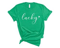 Womens St Patricks Day Shirt, Lucky Shirt, Cute St Paddys Day Shirt, St  Pattys Day Outfit Lucky Shirt, Shamrock Shirt, St Paddys Outfit