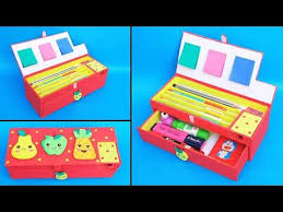 How To Make Pencil Case At Home With Waste Cardboards Best Out Of Waste Diy Pencil Box Youtube In 2020 Diy Pencil Pencil Boxes Paper Crafts Diy Kids