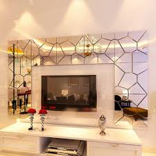 Create a focal point with decorative mirrors. New Hot Mirror Tile Wall Sticker 3d Decal Mosaic Room Decor Stick On Modern Buy Home Decor Creative Big Wall Mirrors Sticker Wall Mirrors Home Decor Mirror Stickers Removable Mirror Wall Stickers Product