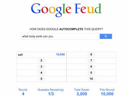 Google feud is a online web game created by justin hook where you have to answer how does google autocomplete this query? for given questions. Google Feud Online Game Business Insider