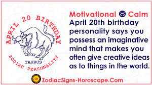 Star signs compatibility in love, friendship and relationships. April 20 Zodiac Full Horoscope Birthday Personality Zsh
