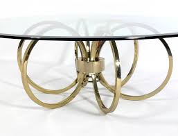 The loop is an elegant coffee table by bontempi. Brass Loop Coffee Table For Sale At 1stdibs