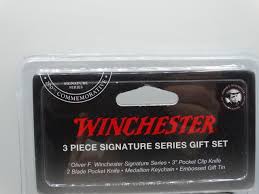 Shop online at best buy in your country and language of choice. Unopened 3 Piece Winchester Signature Series Gift Set P W Sales Knife Collection Coins Jewelry Auction Equip Bid