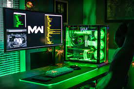 Bravo 6 Going Green Computer Gaming Room Video Game Rooms Pc Setup