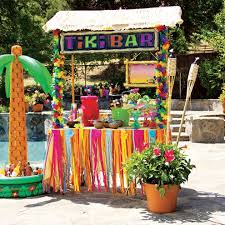 Tiki Bar Hut Frame 1 4m Hawaiian Decoration Party Delights