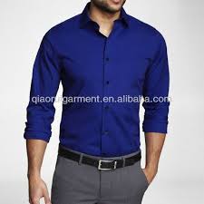 Men S Royal Blue Slim Fit Dress Shirt Uniform Shirt Mens Blue Dress Shirt Royal Blue Dress Shirt Blue Shirt Men