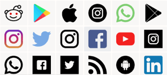 50 High Quality Free Social Media Icons