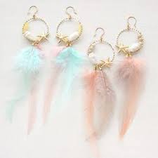 レシピno 1301 シェルナッサホワイトとフェザーのマリンピアス handmadejewelrydiy feather jewelry feather earrings beaded jewelry