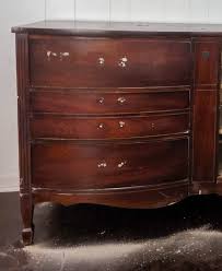 I recommend two coats in all, using another inexpensive roller to roll the paint onto the larger surfaces. How To Paint A Dresser That Will Last Lovely Etc