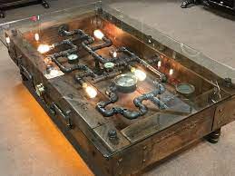 932 x 432 jpeg 99 кб. Steampunk Industrial Barnwood Coffee Steam Gauge Table 2000 Derevyannye Stoly Dizajn V Stile Indastrial Mebel V Stile Indastrial