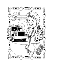 The pages are printable and can be used in the classroom or at home. Back To School Coloring Pages Pinterest