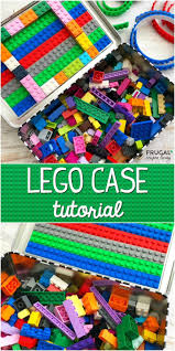 Diy Lego Travel Case Diy Busy Books Lego Craft Activity Games For Kids
