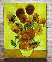 Gambar diatas sudah jelas terlihat lukisan bungan matahari di vas bunga. Bunga Matahari Minyak Lukisan Vincent Van Gogh Tangan Dibuat Dinding Lukisan Cat Minyak Lukisan Tangan Dicat Di Atas Kanvas M 033 Sunflower Oil Painting Oil Paintingpainting Picture Aliexpress