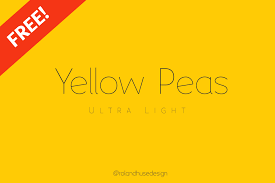 Yellow Peas Ultra Light Pixelify Best Free Fonts Mockups Templates And Vectors Clever Logo Design Light Font Yellow