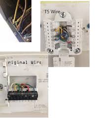 Most thermostat wiring uses conventional codes for each wire. Help With Honeywell T5 Lyric Install On Heatpump The Fan Blows But The Compressor Does Not Turn On I Have Tried Changing O B To Both Heat And Cool Below Is The