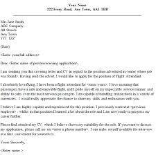 Flight Attendant Cover Letter Sample Lettercv Com