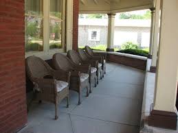 Front Porch Of The Wilde Funeral Home On Main Street In Parkesburg No Date Outdoor Furniture Sets Parkesburg Outdoor Furniture