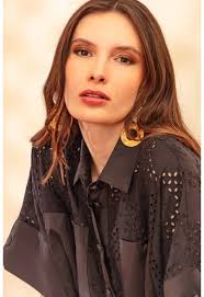 Nina white flowing shirt