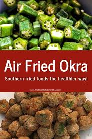 Air Fried Okra Recipe From The Air Fryer Bible Cookbook Air Fryer Dinner Recipes Air Fryer Recipes Healthy Air Fryer Healthy