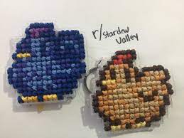 Fixed mistake that made george cross eyed when moving. Some Cross Stitch Chickens I Made Stardewvalley