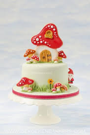 Paddenstoelentaart Hoofdfoto Klein Jpg 532 800 Pixels Torte Torte A Tema Primo Compleanno Torte