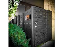 gallery modern fence modern house number mid century modern exterior pinterest
